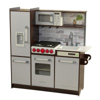 Bucatarie de joaca Uptown Espresso ELITE Kitchen Kidkraft cu lumini si sunete Bucatarie de joaca Uptown Espresso ELITE Kitchen Kidkraft cu lumini si sunete